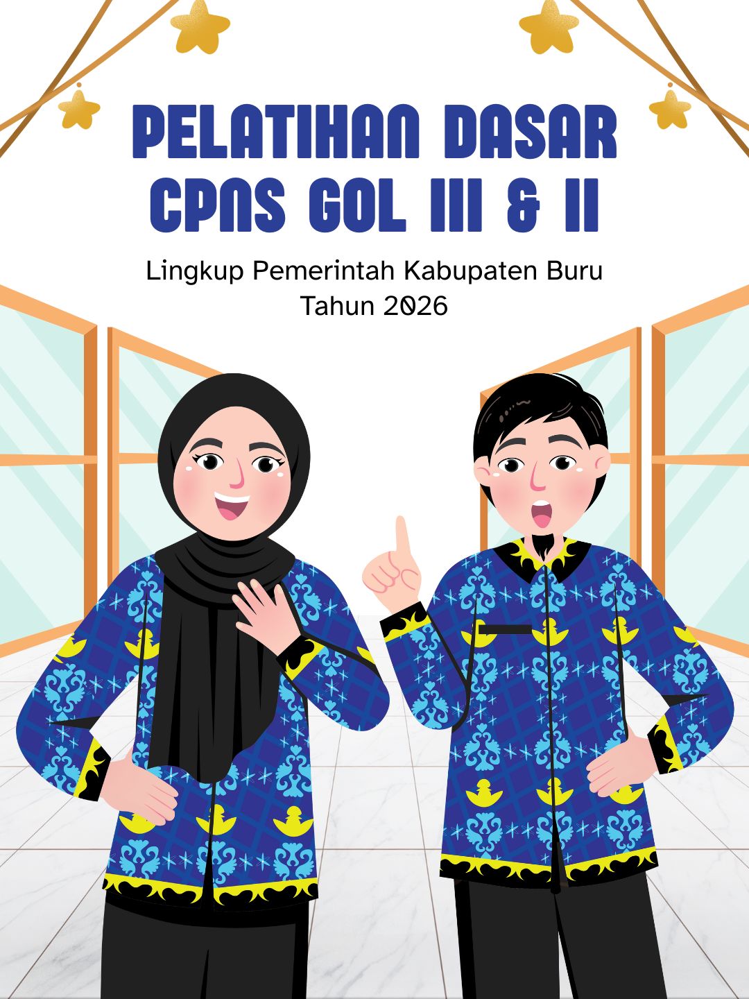 Gelombang IV : Pelatihan Dasar CPNS Gol III & II Kabupaten Buru Tahun 2026