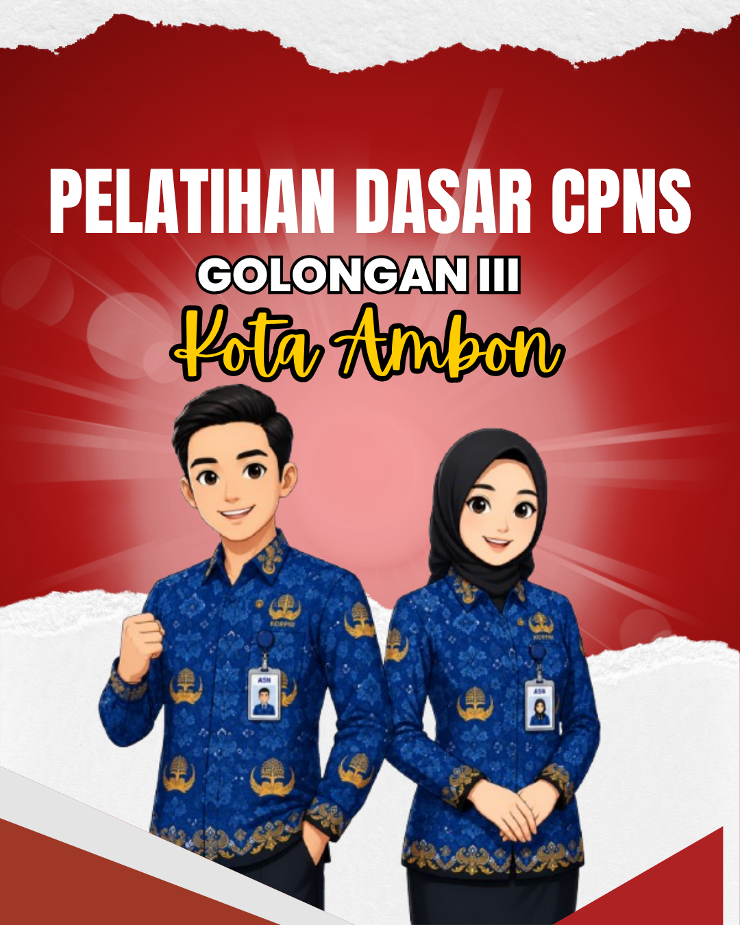 Gelombang XVII : Pelatihan Dasar CPNS Gol III Kota Ambon Tahun 2026