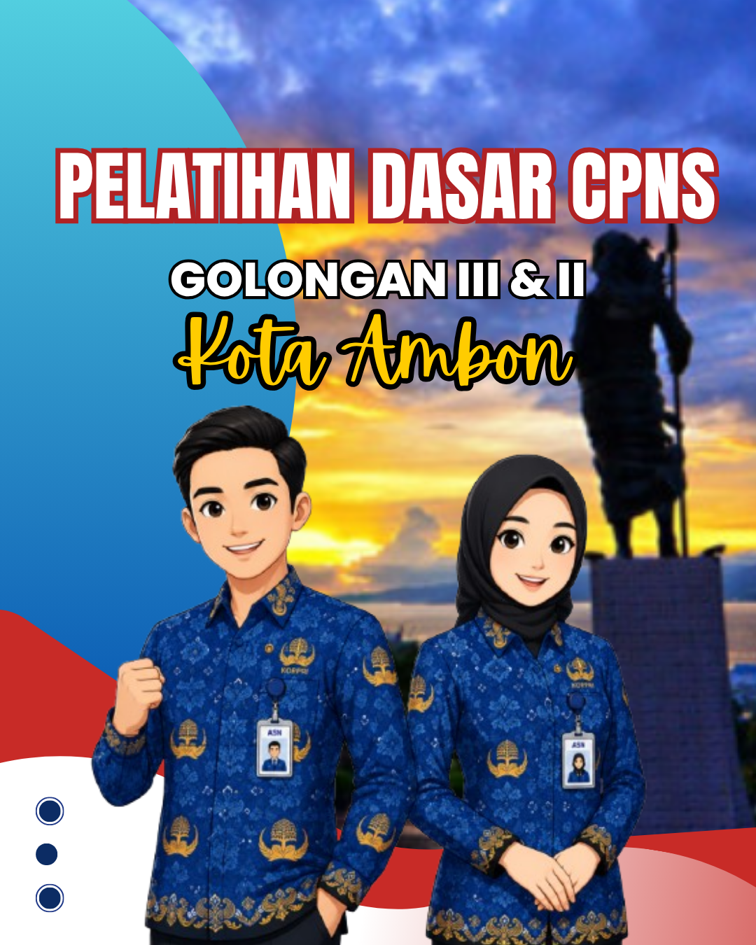 Gelombang XIX : Pelatihan Dasar CPNS Gol III dan II Kota Ambon Tahun 2026